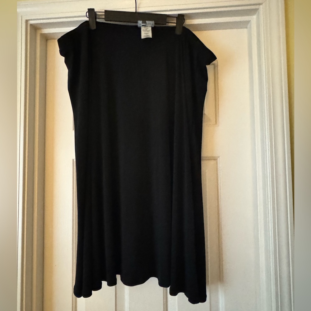 Just My Size Elegant Black Skirt